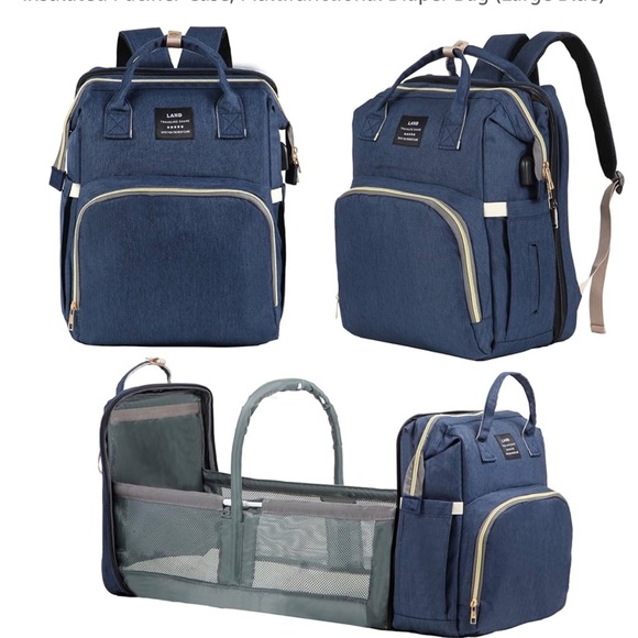 Handbags - Diaper Bag with Changing Station